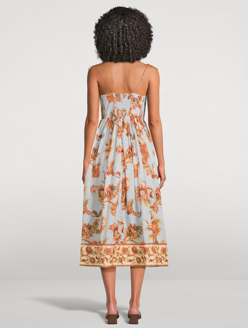 peach gold color dress Light Peach Satin Dress – Dodona Avdiu main image 1