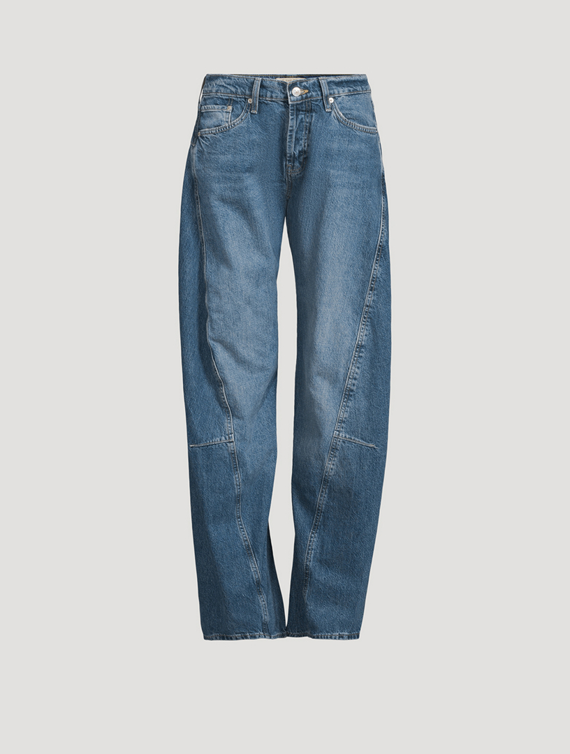 Fable Barrel-Leg Jeans