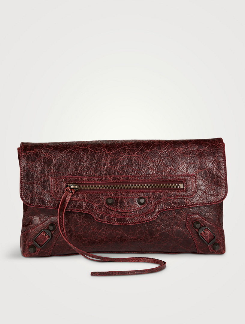 Pochette Le City en cuir