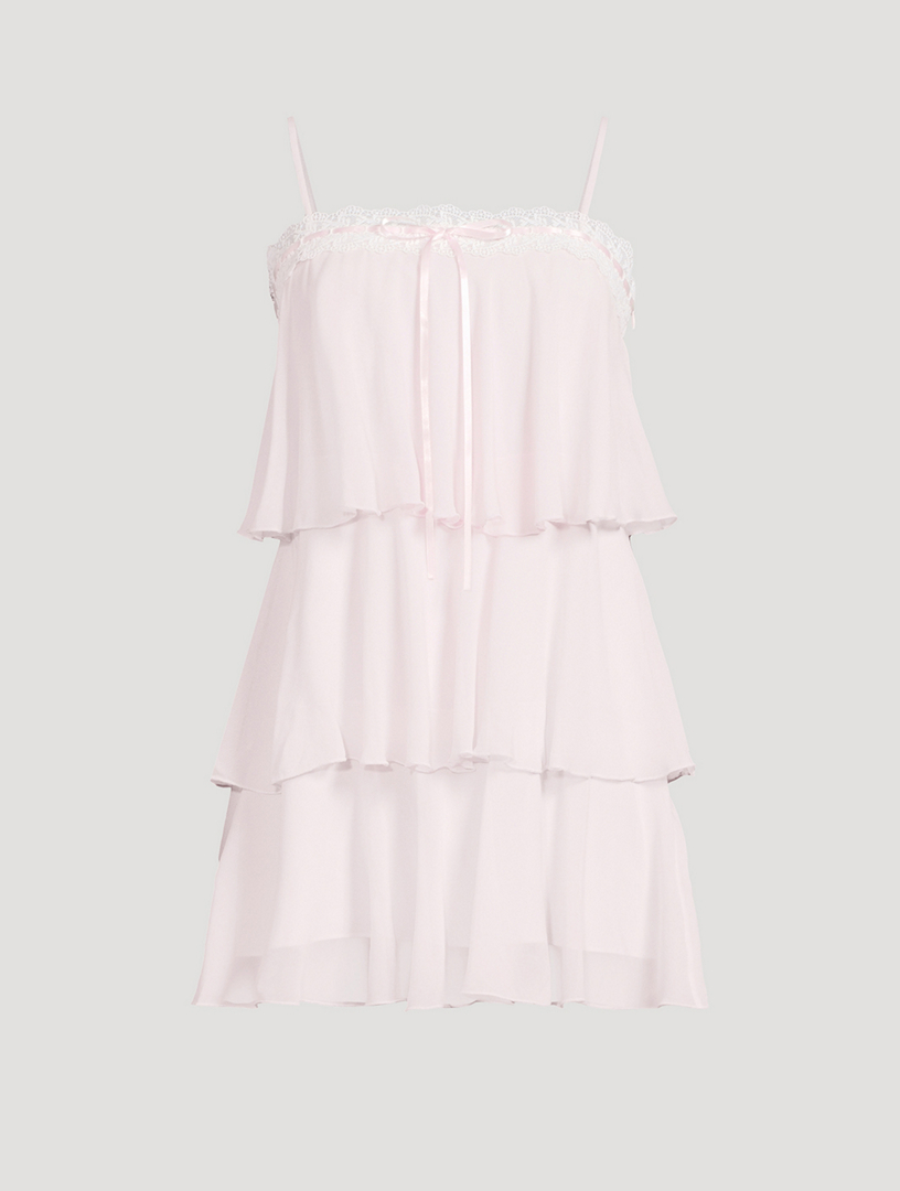 SAU LEE Rory Lace Mini Dress | Holt Renfrew