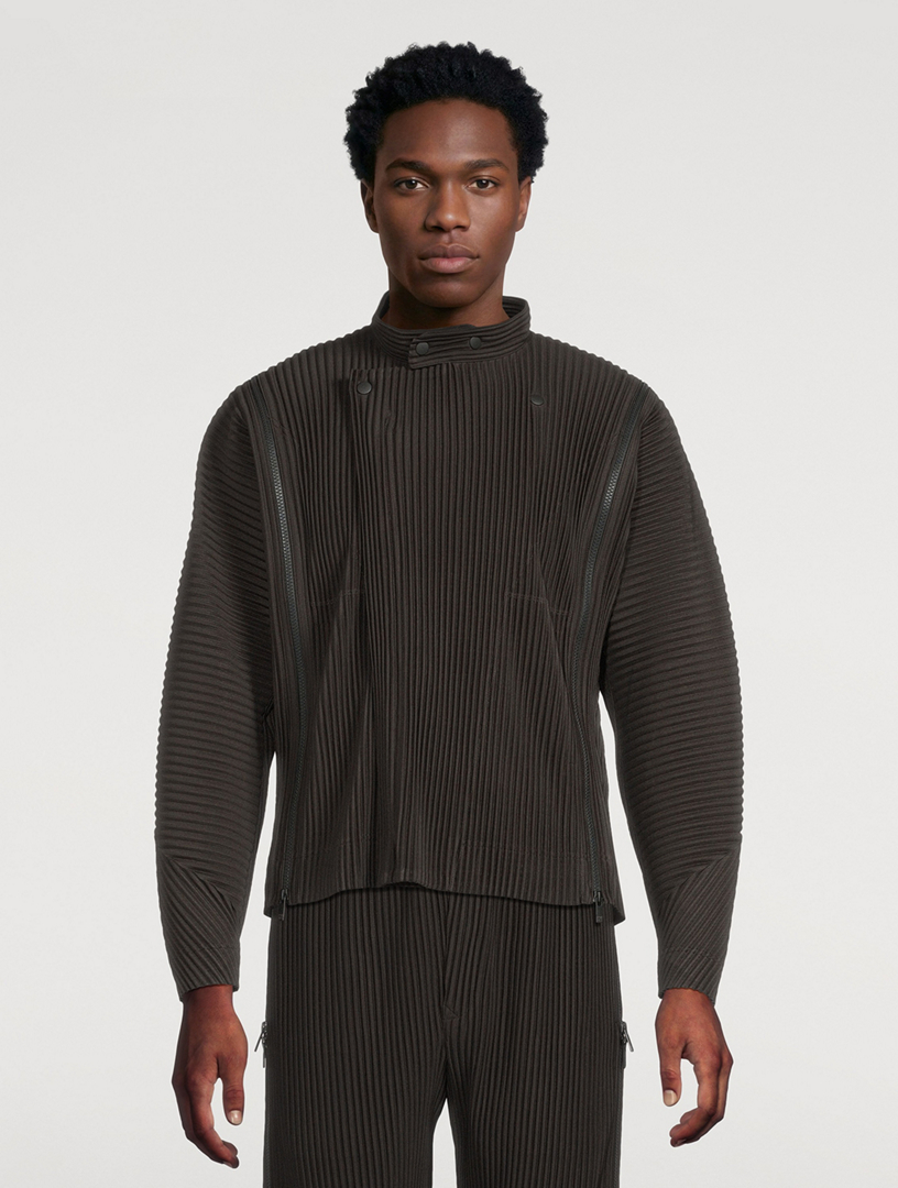 HOMME PLISSÉ ISSEY MIYAKE Multi-Fastened Jacket | Holt Renfrew