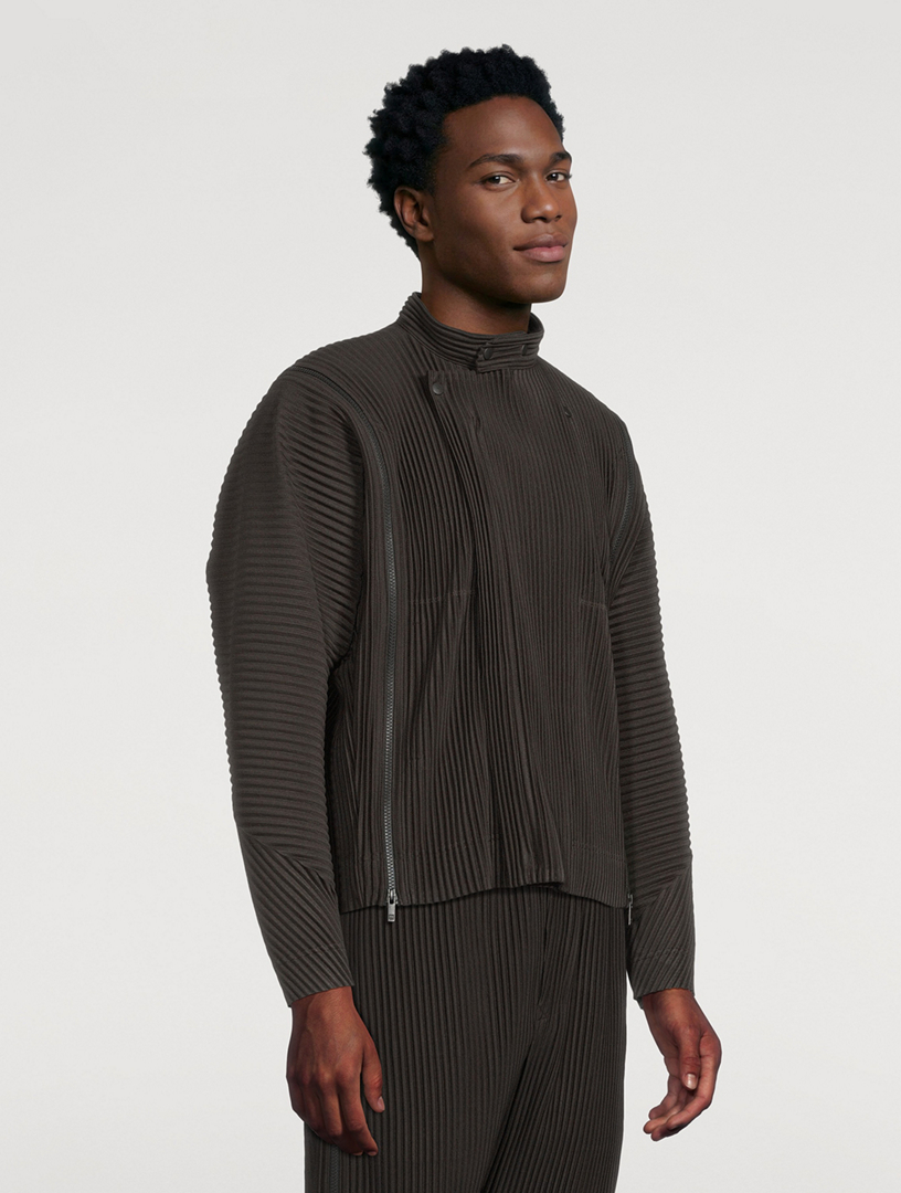 HOMME PLISSÉ ISSEY MIYAKE Multi-Fastened Jacket | Holt Renfrew