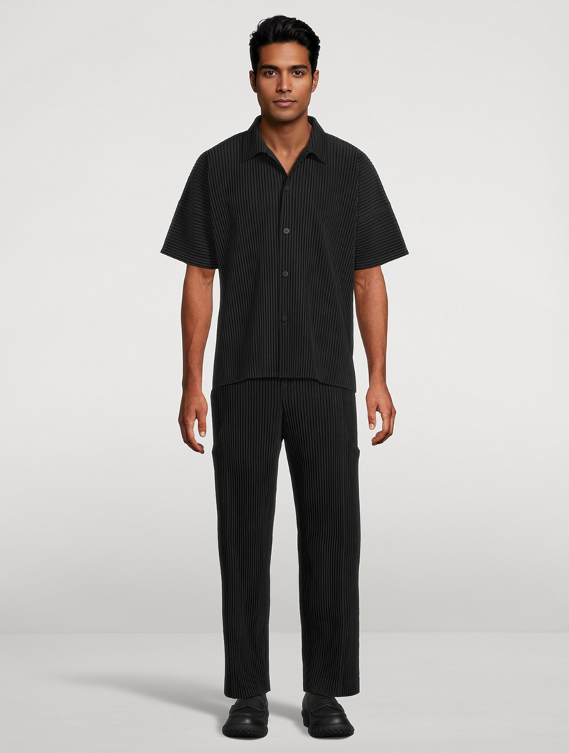 HOMME PLISSÉ ISSEY MIYAKE May Short-Sleeve Shirt | Holt Renfrew
