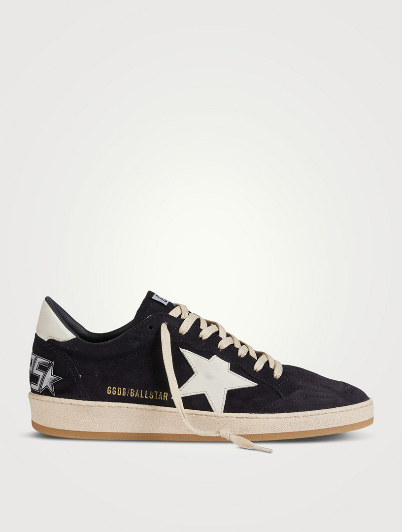 Ball Star Suede Sneakers With Patent Star