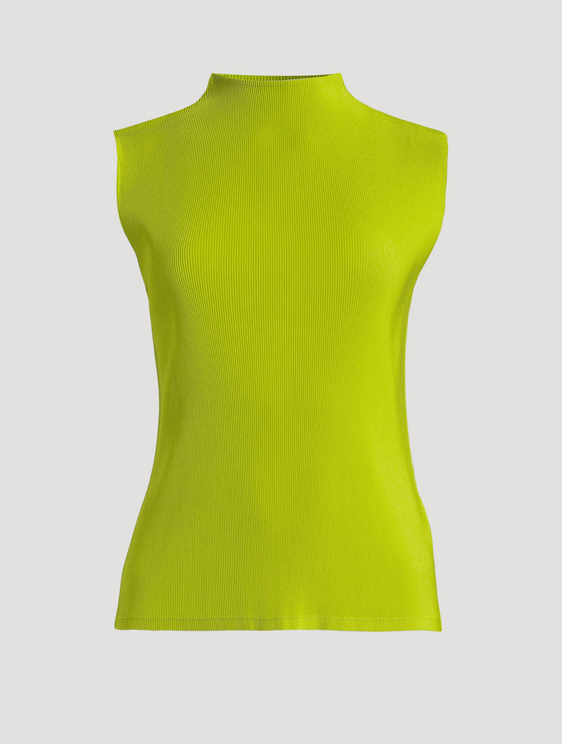 PLEATS PLEASE ISSEY MIYAKE Mist June Mockneck Top | Holt Renfrew