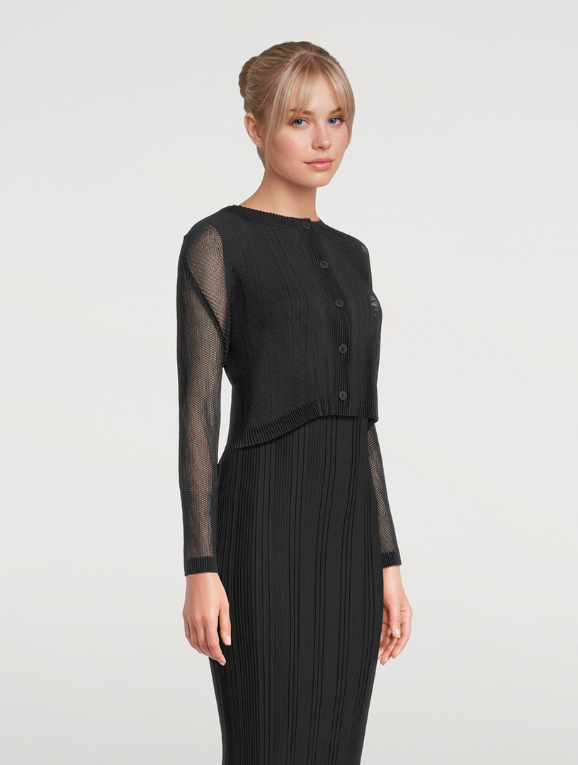 PLEATS PLEASE ISSEY MIYAKE Tatami April Cardigan | Holt Renfrew