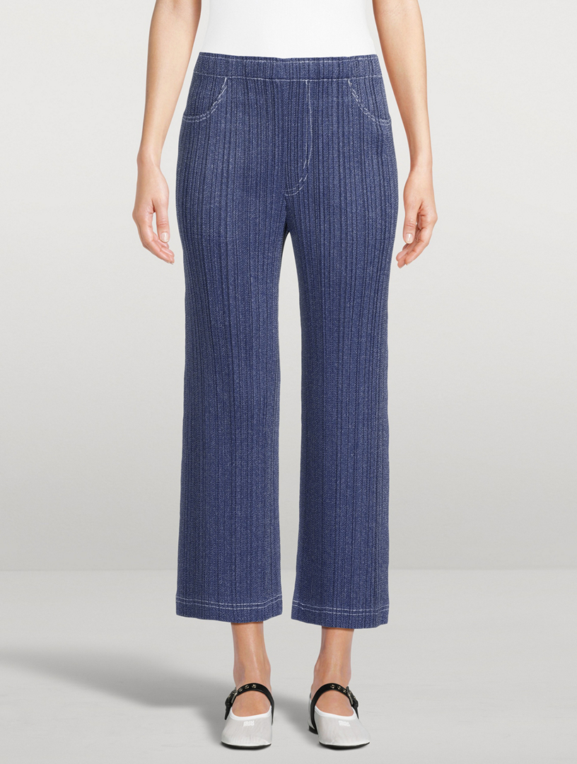 PLEATS PLEASE ダークブルー サルエルパンツ Mサイズ PLEATS PLEASE