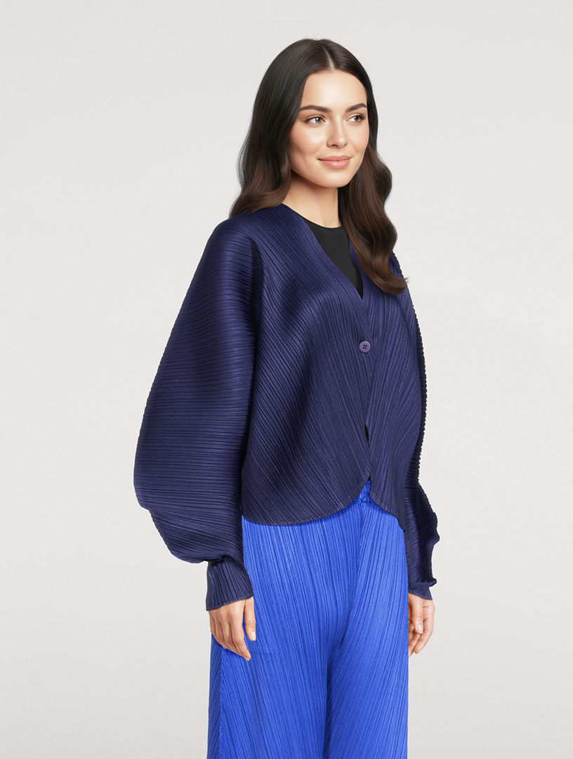 PLEATS PLEASE ISSEY MIYAKE Coast Cardigan | Holt Renfrew