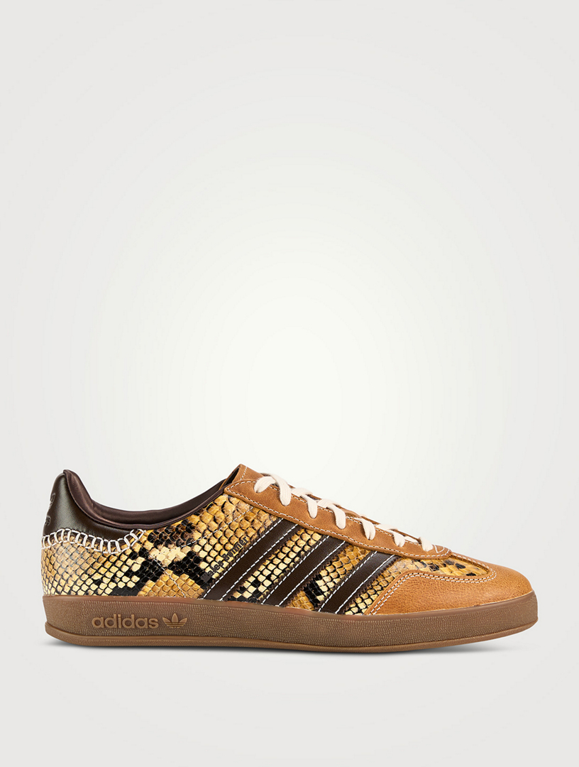 adidas Originals x Wales Bonner Gazelle Snakeskin-Embossed Leather Sneakers