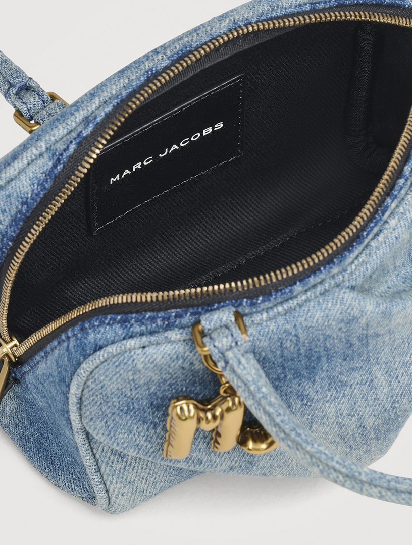 MARC JACOBS The Mini Wave Denim Top Handle Bag | Holt Renfrew