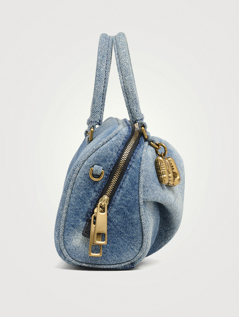MARC JACOBS The Mini Wave Denim Top Handle Bag | Holt Renfrew