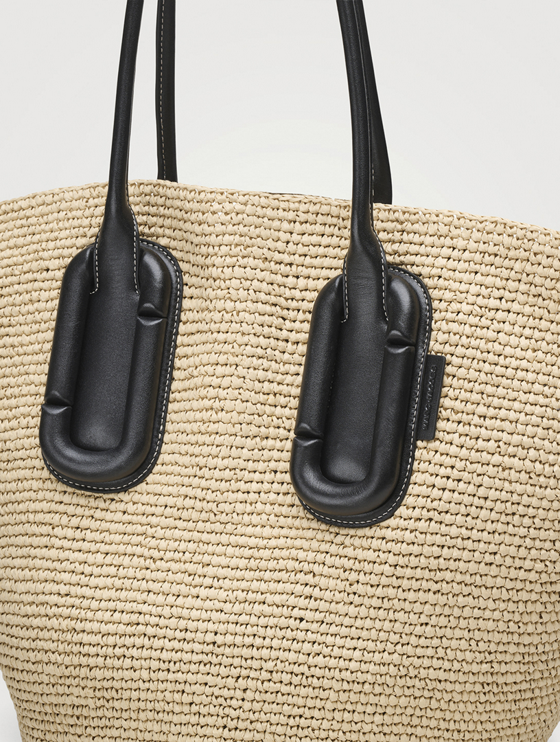 MARC JACOBS Babe Woven Raffia Tote Bag | Holt Renfrew
