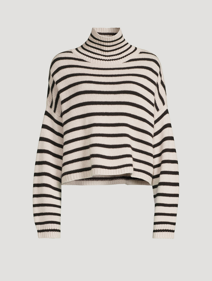 Zerlina Striped Cashmere Sweater