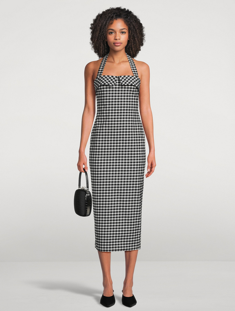 linen sleeveless dress midi Lacy Sleeveless Linen Midi Dress in Straw By DISSH