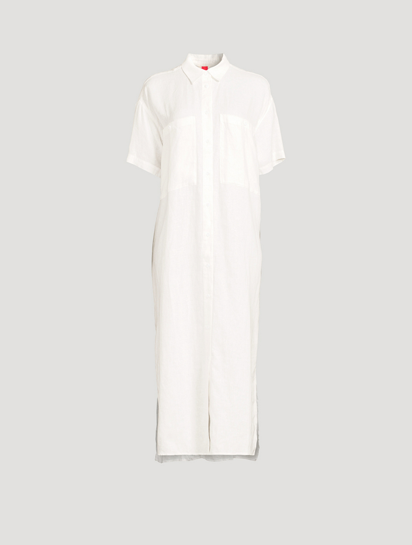 left on friday getaway shirt dress Getaway Shirt Dress