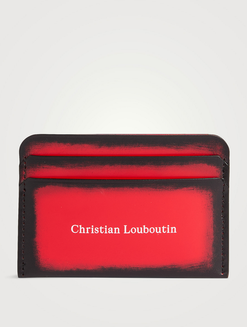 CHRISTIAN LOUBOUTIN Canopy Leather Card Holder | Holt Renfrew