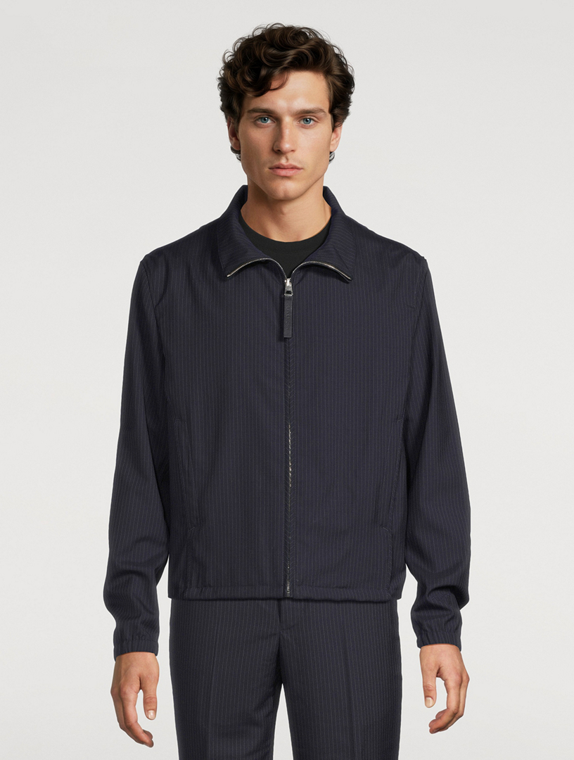 GIVENCHY Wool Zip-Up Jacket | Holt Renfrew