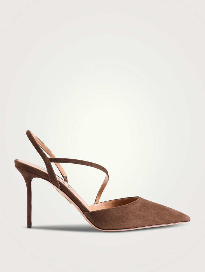 Dynasty Suede Slingback Pumps