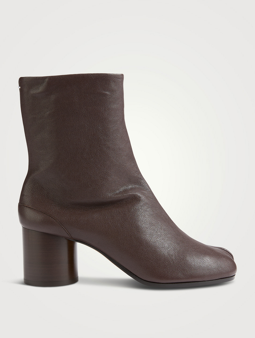 Tabi Leather Ankle Boots