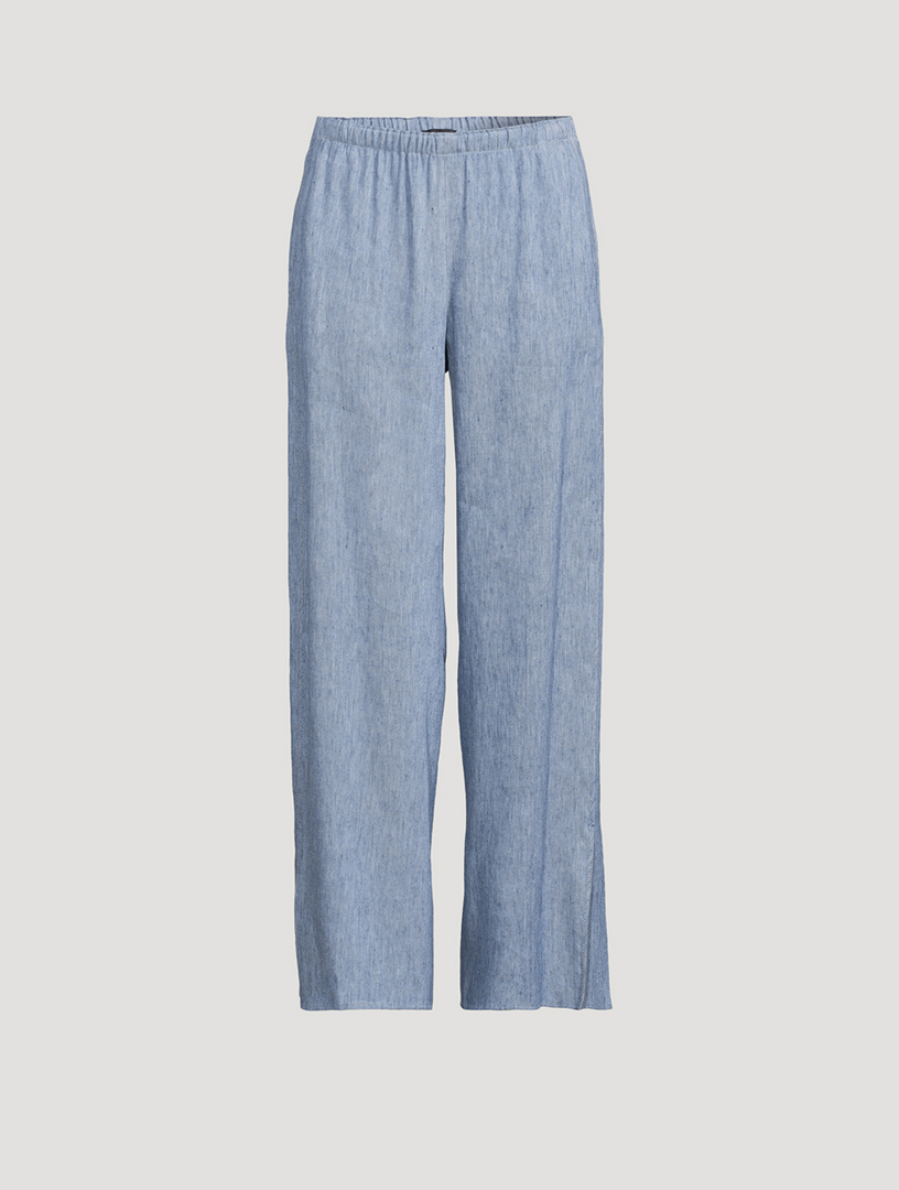 Good Linen Straight-Leg Trousers