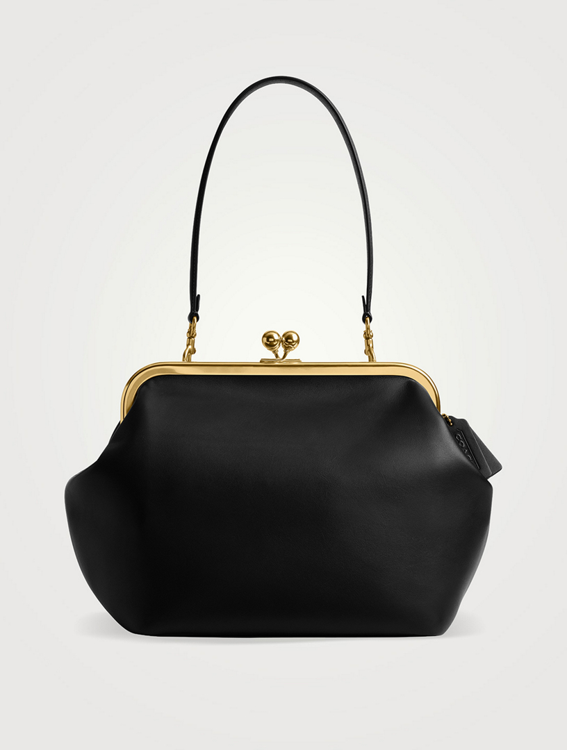 COACH Kisslock 27 Leather Frame Bag | Holt Renfrew