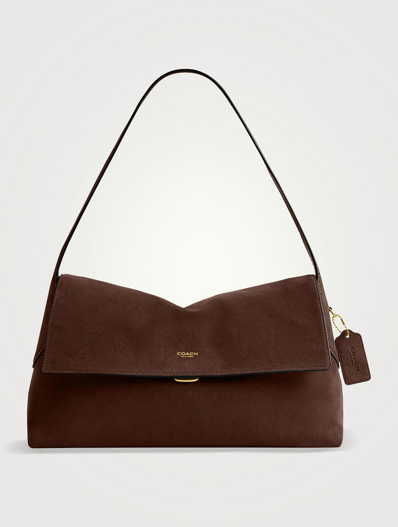 COACH Chelsea 36 Suede Shoulder Bag | Holt Renfrew