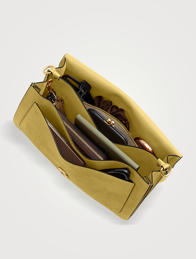 COACH Tabby 36 Suede Shoulder Bag | Holt Renfrew