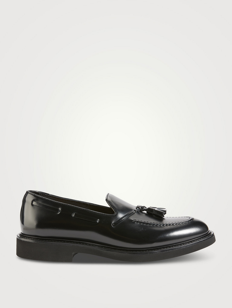 Moc Leather Tassel Loafers