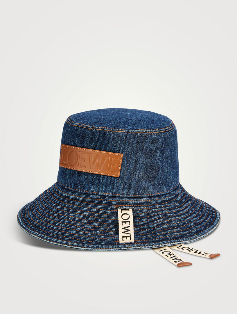 LOEWE Paula's Ibiza バケットハット 57 LOEWE Loewe x Paula's Ibiza Denim Fisherman Hat | Holt Renfrew