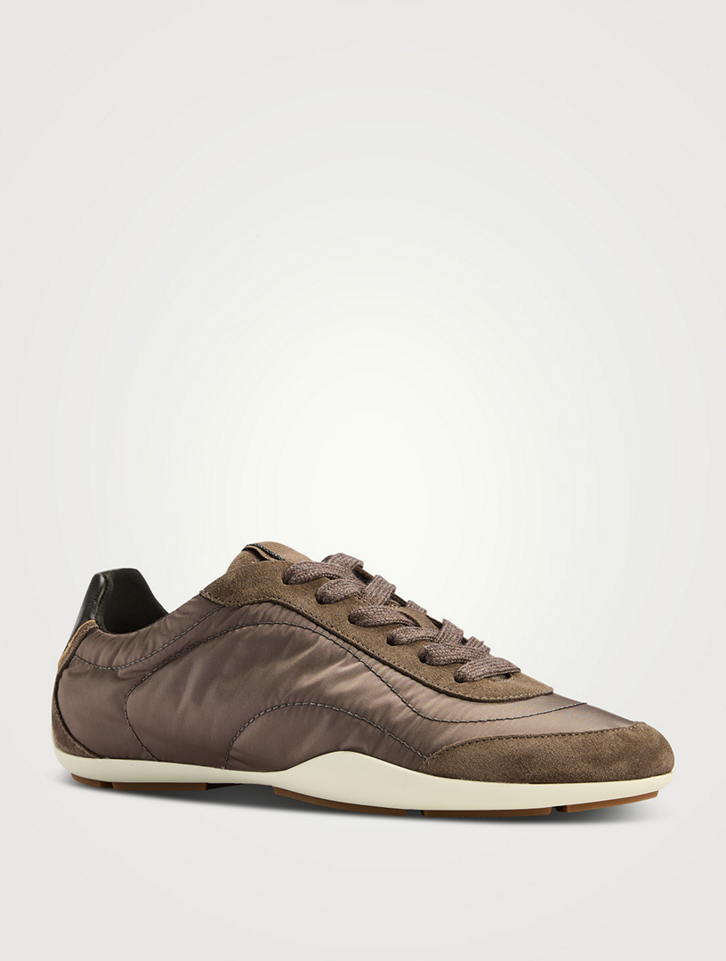 BRUNELLO CUCINELLI Mixed-Media Sneakers | Holt Renfrew
