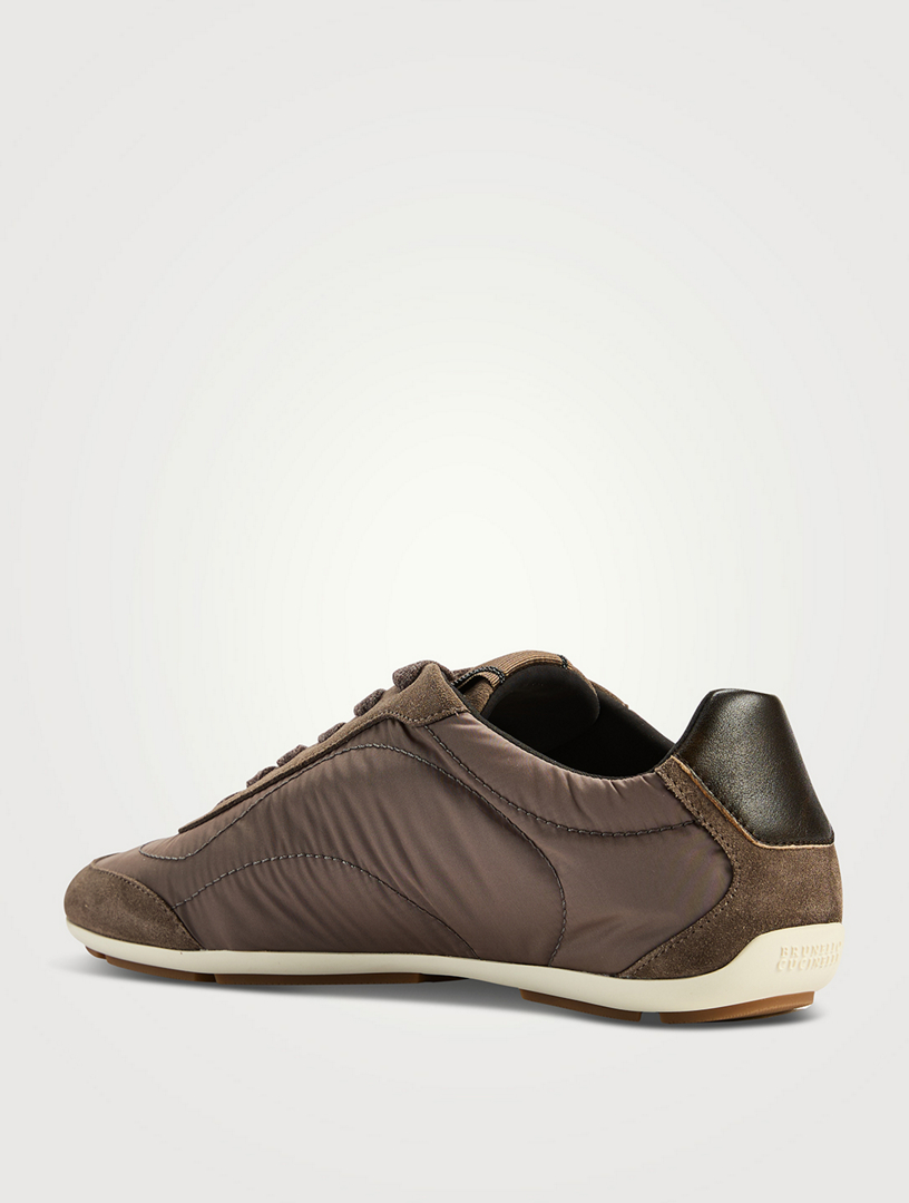 BRUNELLO CUCINELLI Mixed-Media Sneakers | Holt Renfrew