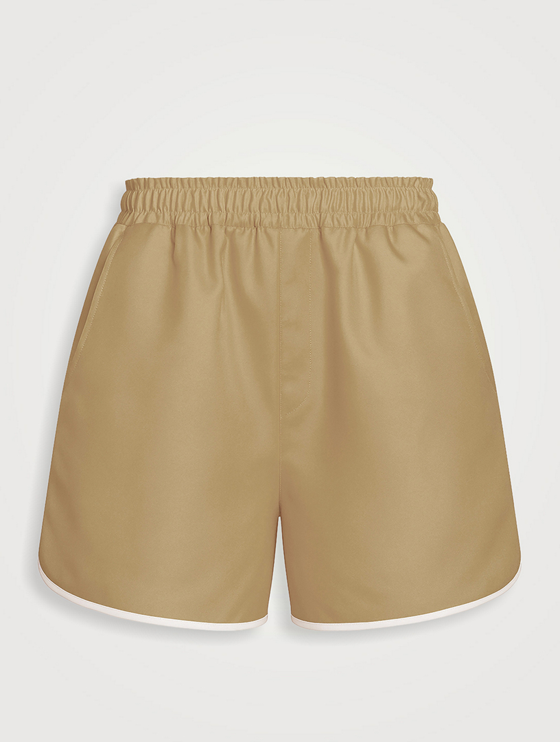 THE FRANKIE SHOP Adia Satin Boxer Shorts | Holt Renfrew