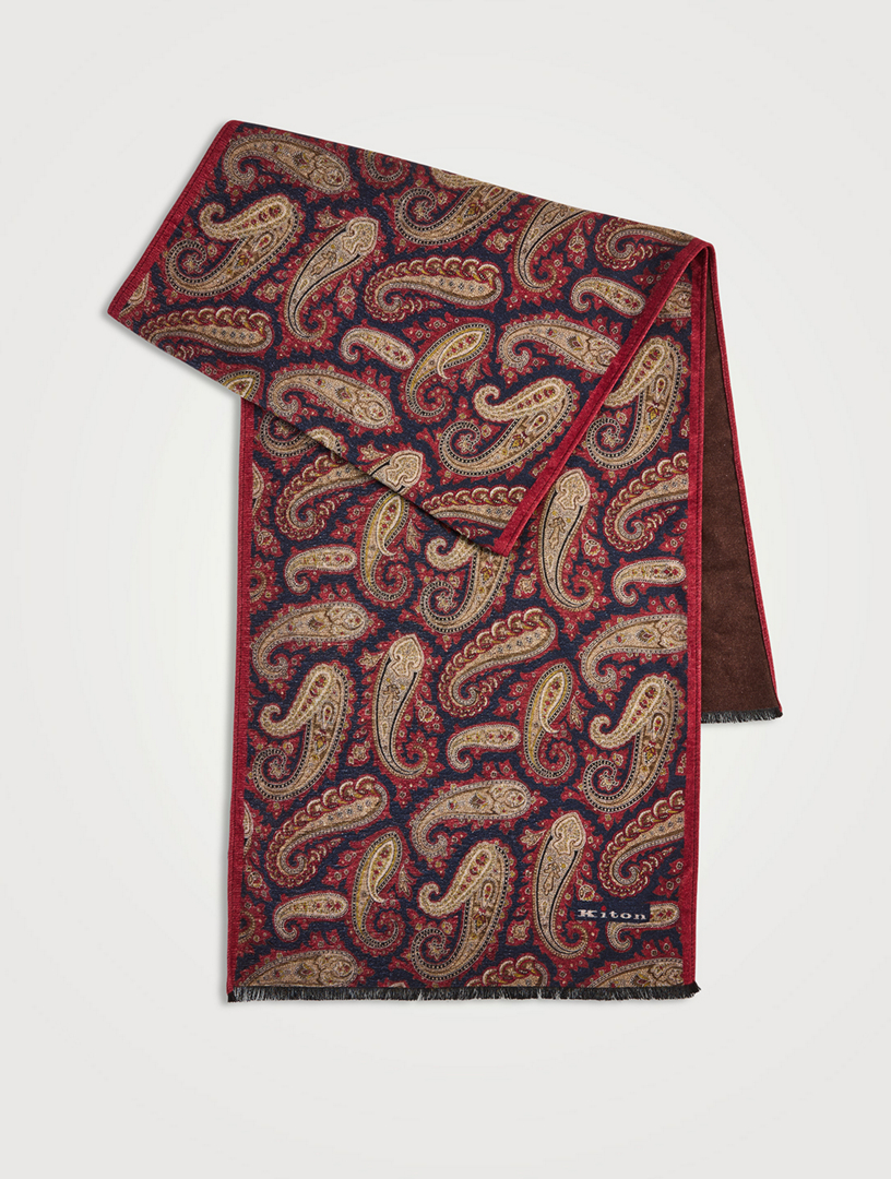 Scarf In Paisley Print
