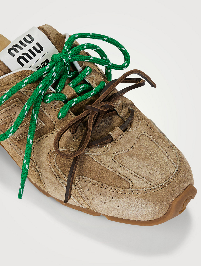 MIU MIU Miu Miu x New Balance 530 SL Suede Sneaker Mules | Holt