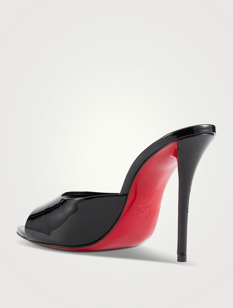 Christian Louboutin ※２回使用 CHRISTIAN LOUBOUTIN Miss Z Patent Leather Mules | Holt Renfrew