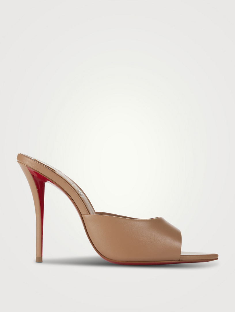 CHRISTIAN LOUBOUTIN Miss Z Leather Mules | Holt Renfrew
