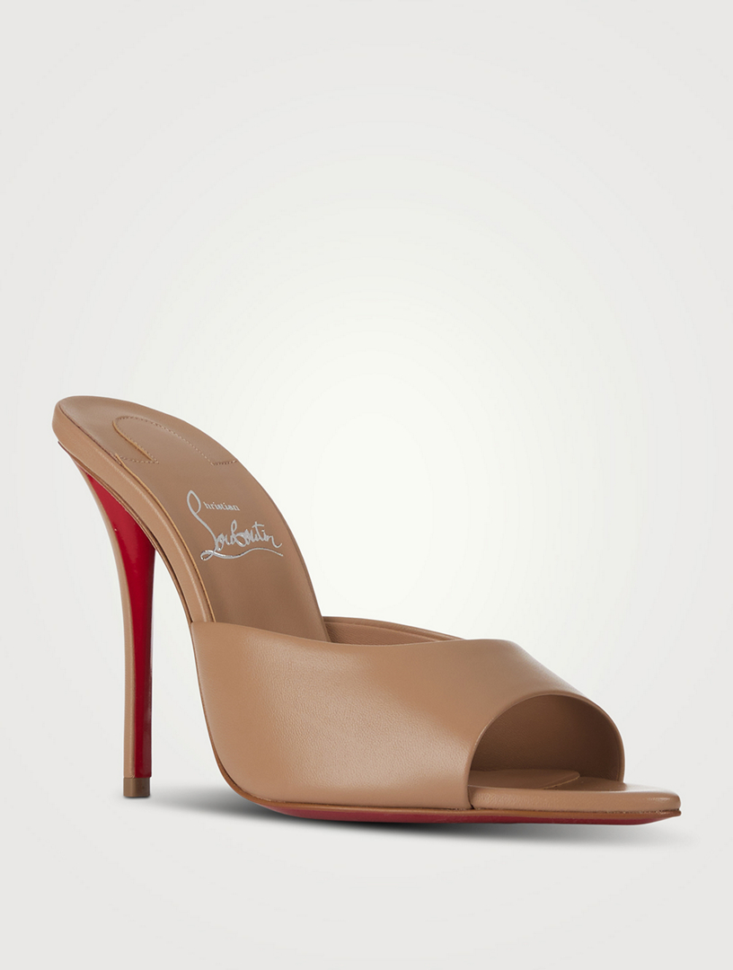 CHRISTIAN LOUBOUTIN Miss Z Leather Mules | Holt Renfrew
