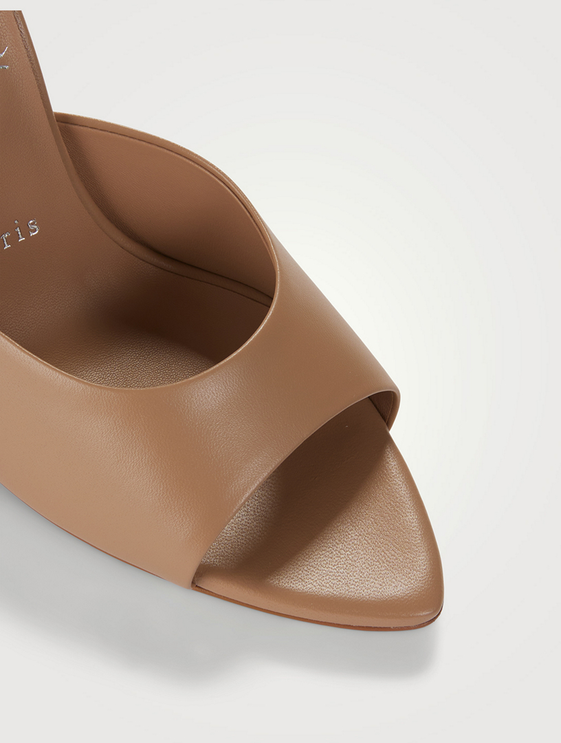 CHRISTIAN LOUBOUTIN Miss Z Leather Mules | Holt Renfrew