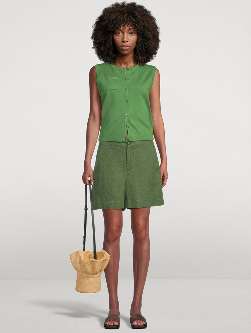 VINCE Sleeveless Cardigan | Holt Renfrew