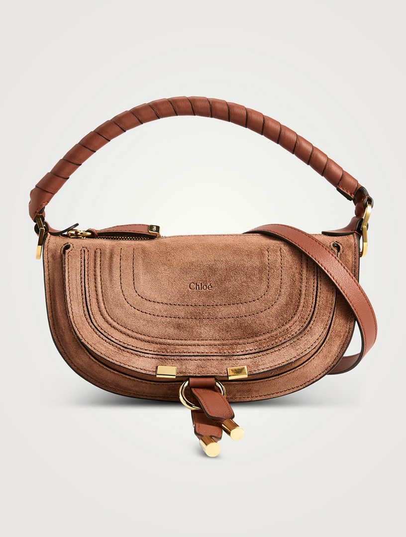 Mini Marcie Suede Shoulder Bag