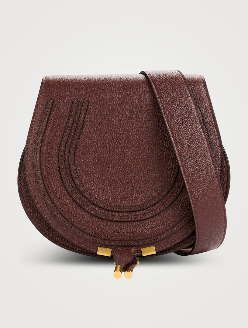 Marcie Leather Saddle Bag