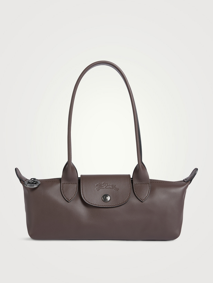 Sac porté épaule Le Pliage Xtra en cuir, moyen