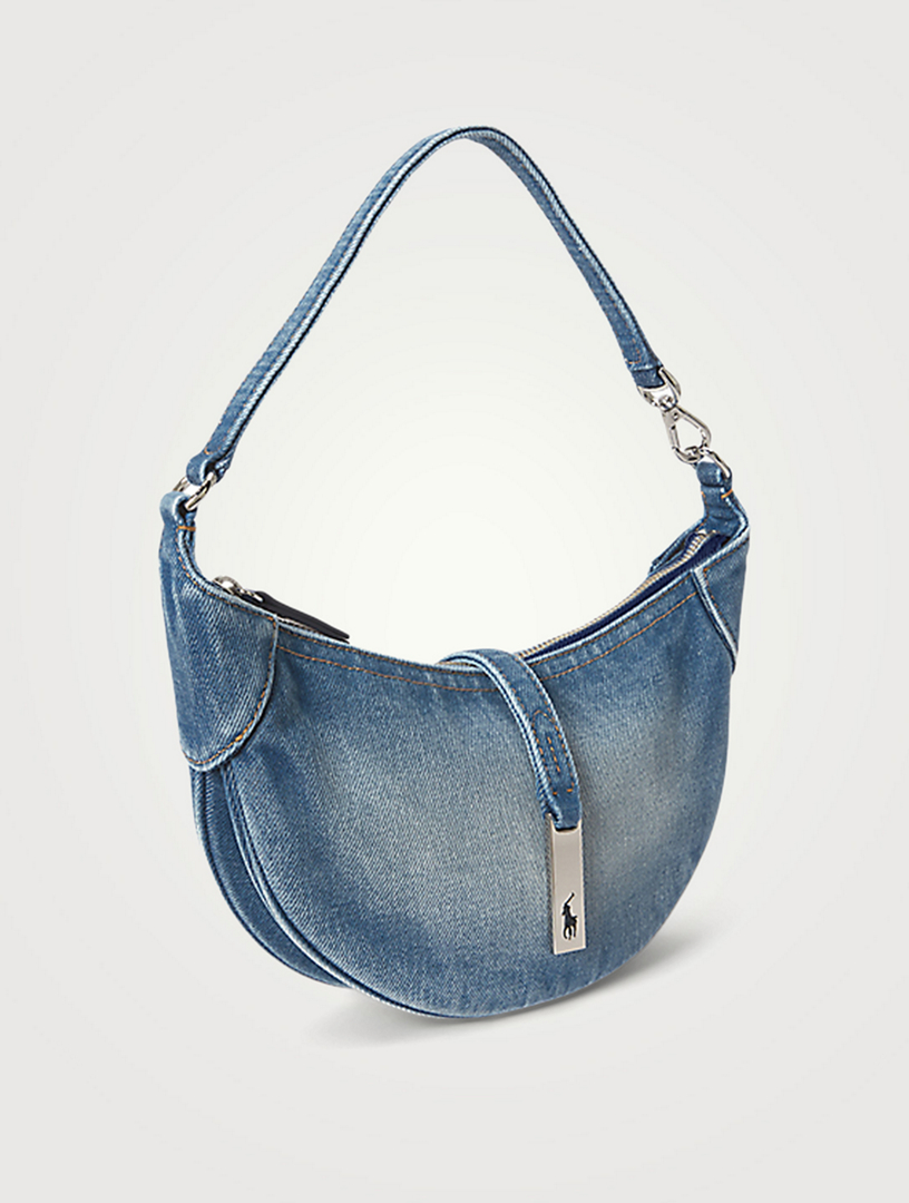 POLO RALPH LAUREN Mini Polo ID Denim Shoulder Bag | Holt Renfrew