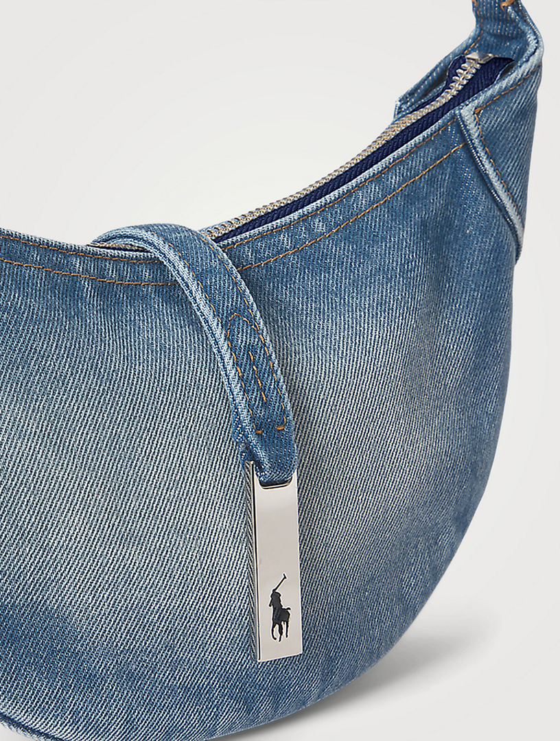 POLO RALPH LAUREN Mini Polo ID Denim Shoulder Bag | Holt Renfrew