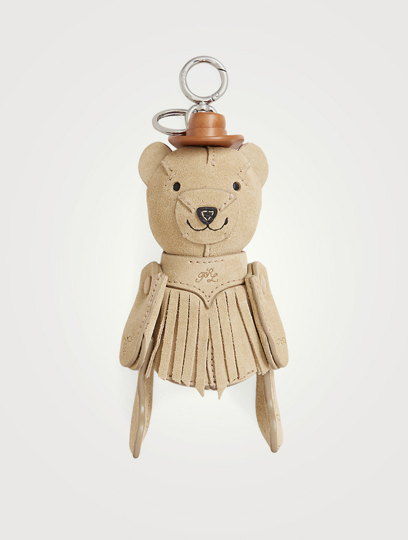 Bear Suede Bag Charm