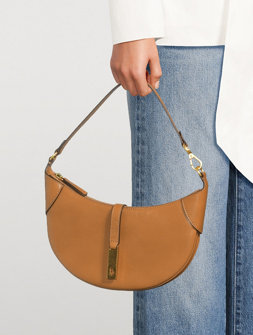 Ralph Lauren キャンディーディッシュ POLO RALPH LAUREN Mini Polo ID Leather Shoulder Bag | Holt Renfrew