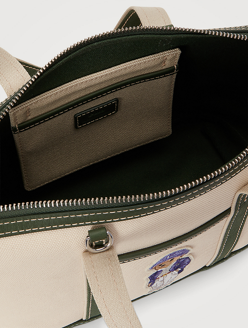 POLO RALPH LAUREN Mini Bear Canvas Tote Bag | Holt Renfrew