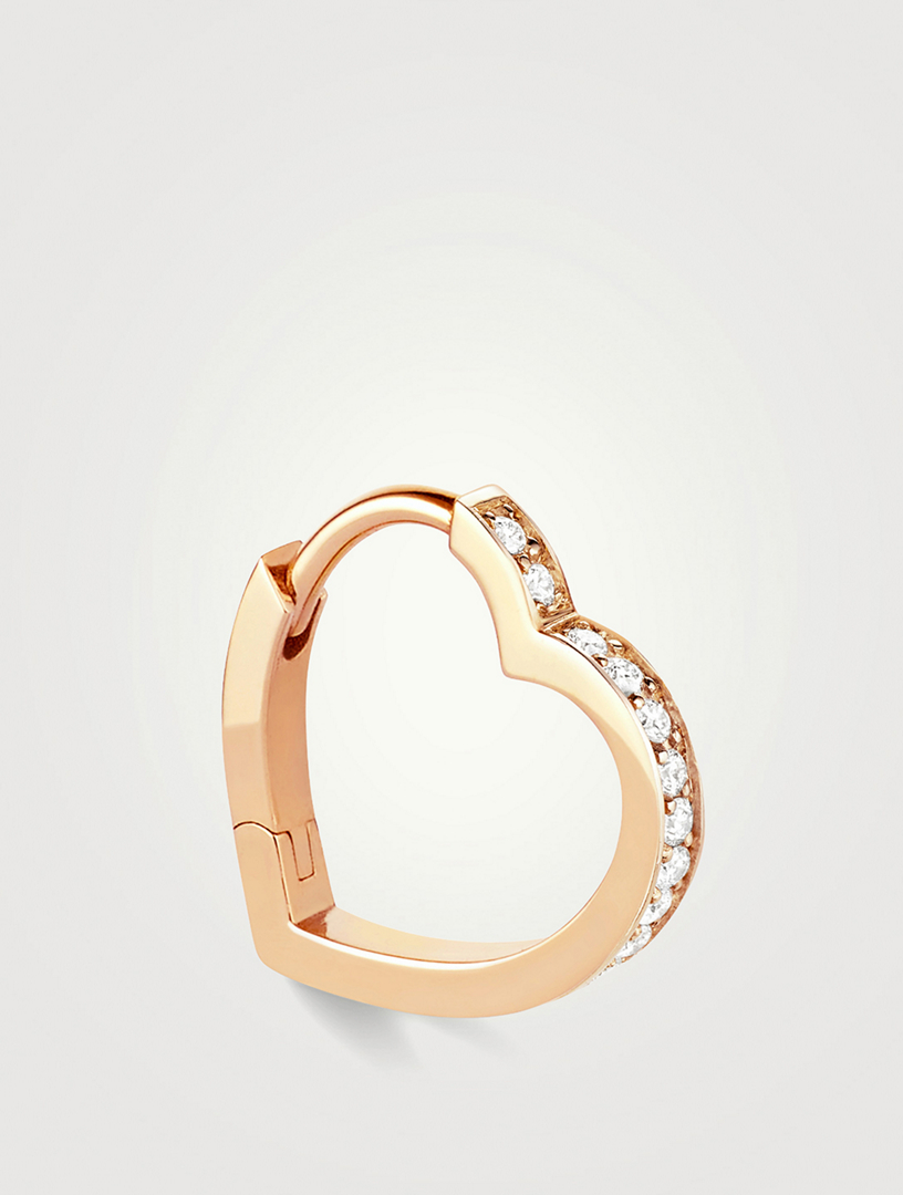 Dormeuse Antifer Heart en or rose