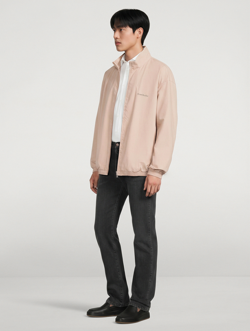ACNE STUDIOS Logo Zip Jacket | Holt Renfrew