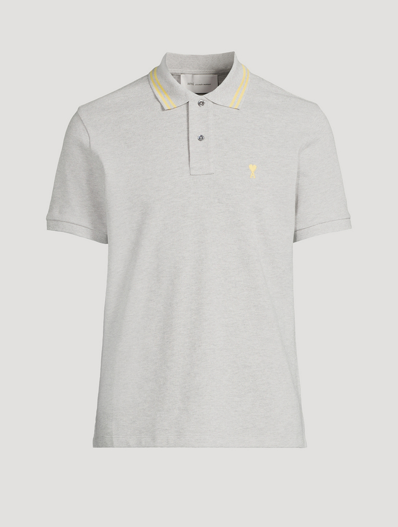 AMI PARIS Ami De Coeur Cotton Polo Shirt | Holt Renfrew